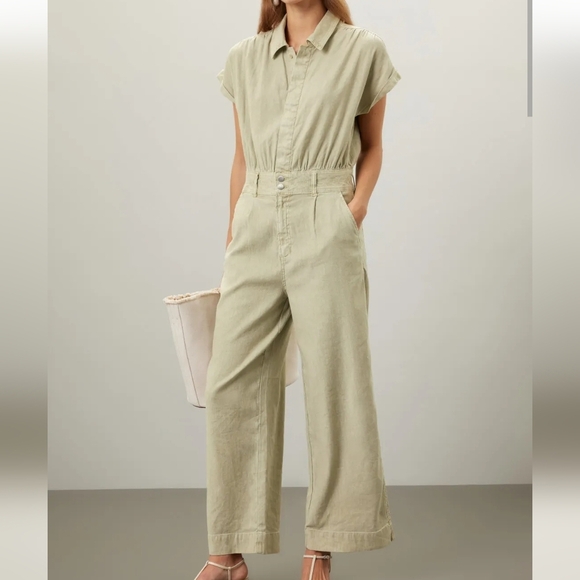 Joe's Jeans Light Olive Women's Jumpsuit Size Large - Picture 1 of 9